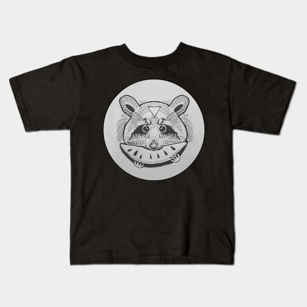 raccoon Kids T-Shirt by Sovey_tattoo